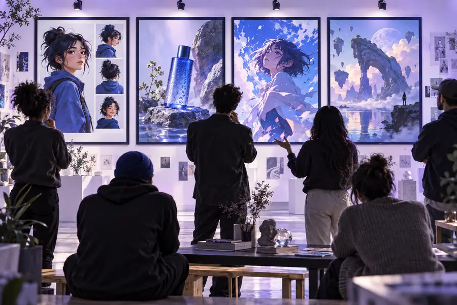 Lora AI examples showing a range of generated visual workflows